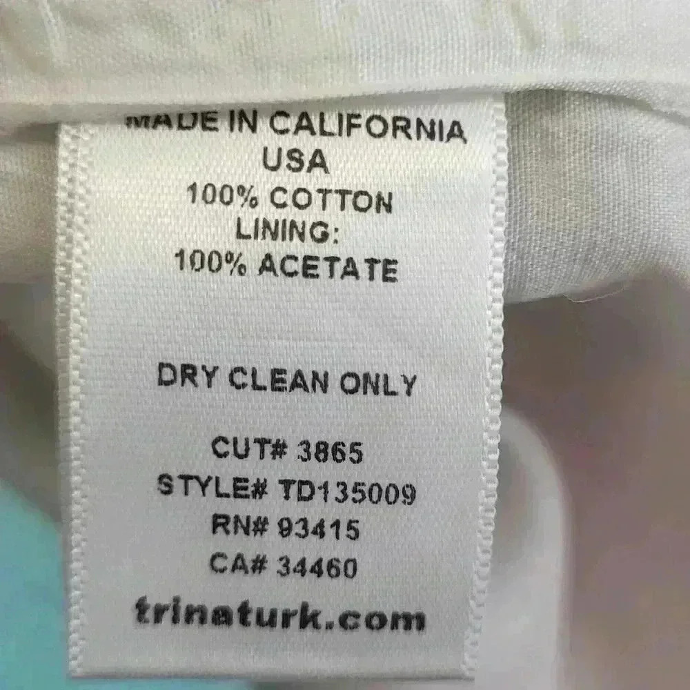 Trina Turk Skooter's Stripe Cotton Emmie Dress in Multi Womens Size 8 - Picture 10 of 14